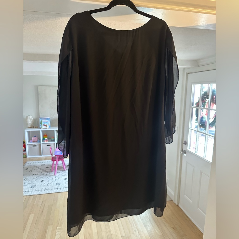 Sheer Crepe Dress 2XL